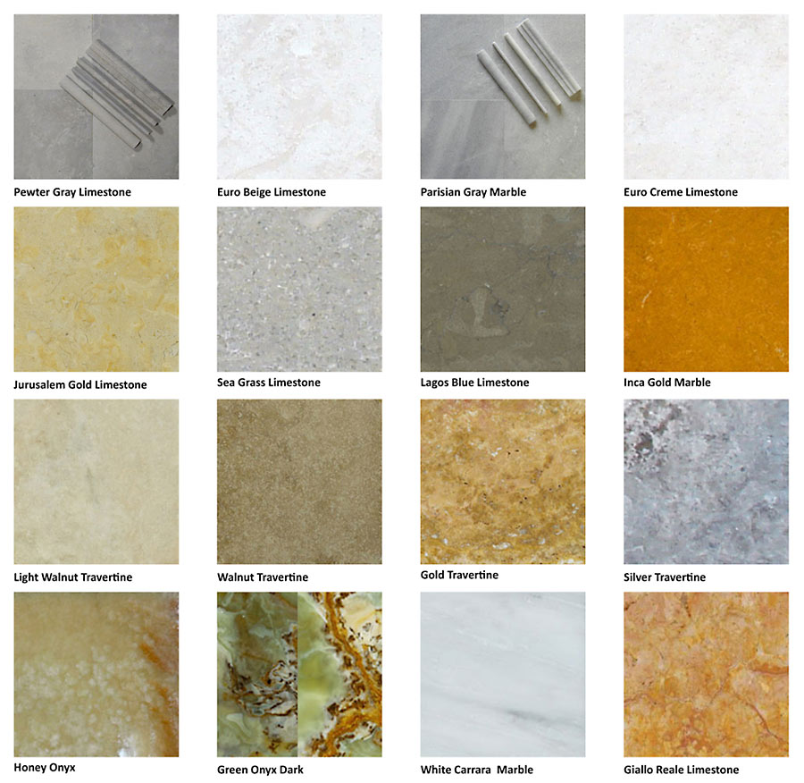 Natural Stone Colors