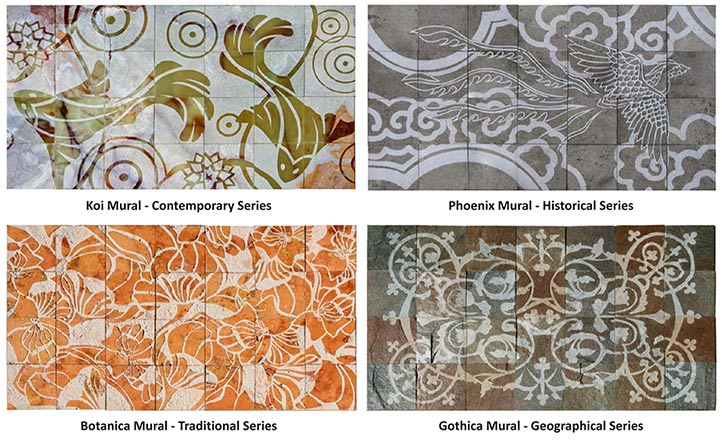 Color Stone Tile Murals