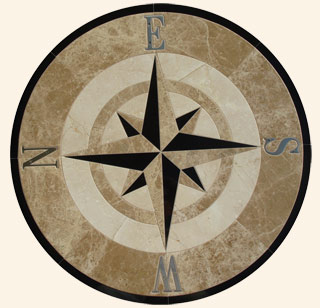 Compass Medallion - 25 in.